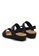 POLO HILL black POLO HILL Ladies Hook and Loop Single Velcro Strap Sandals 83311SHC7569E9GS_4