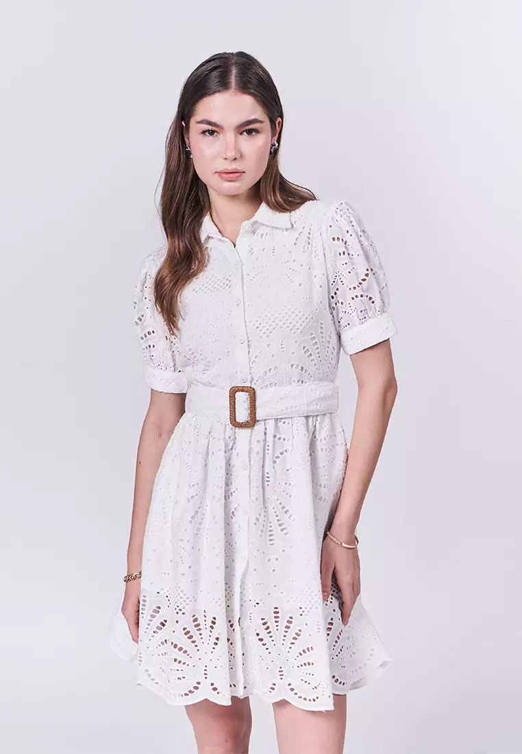 Summer Dresses 2025 Mangosteen Short Sleeve Dress