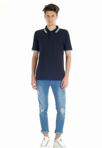 Buy Drum Smart Casual Polo Shirt Black Online Zalora Malaysia