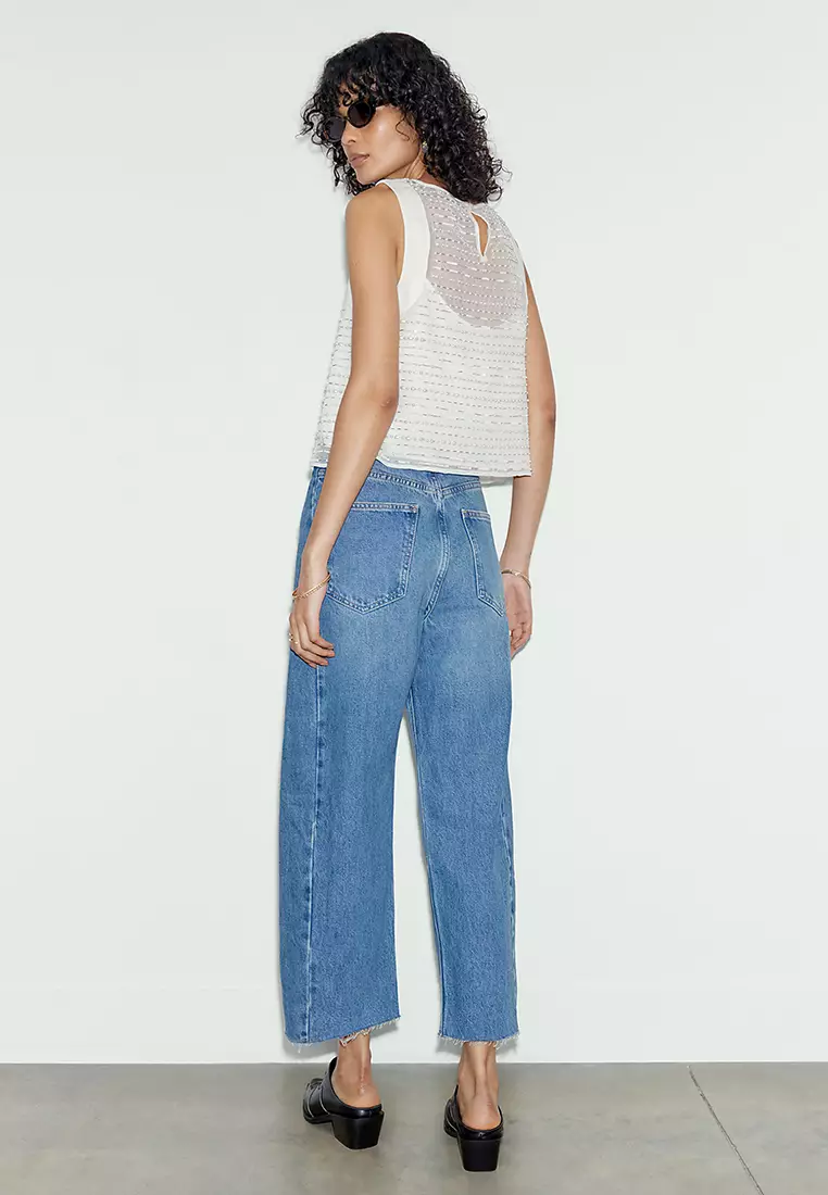 Sleeveless Beaded Tank Top