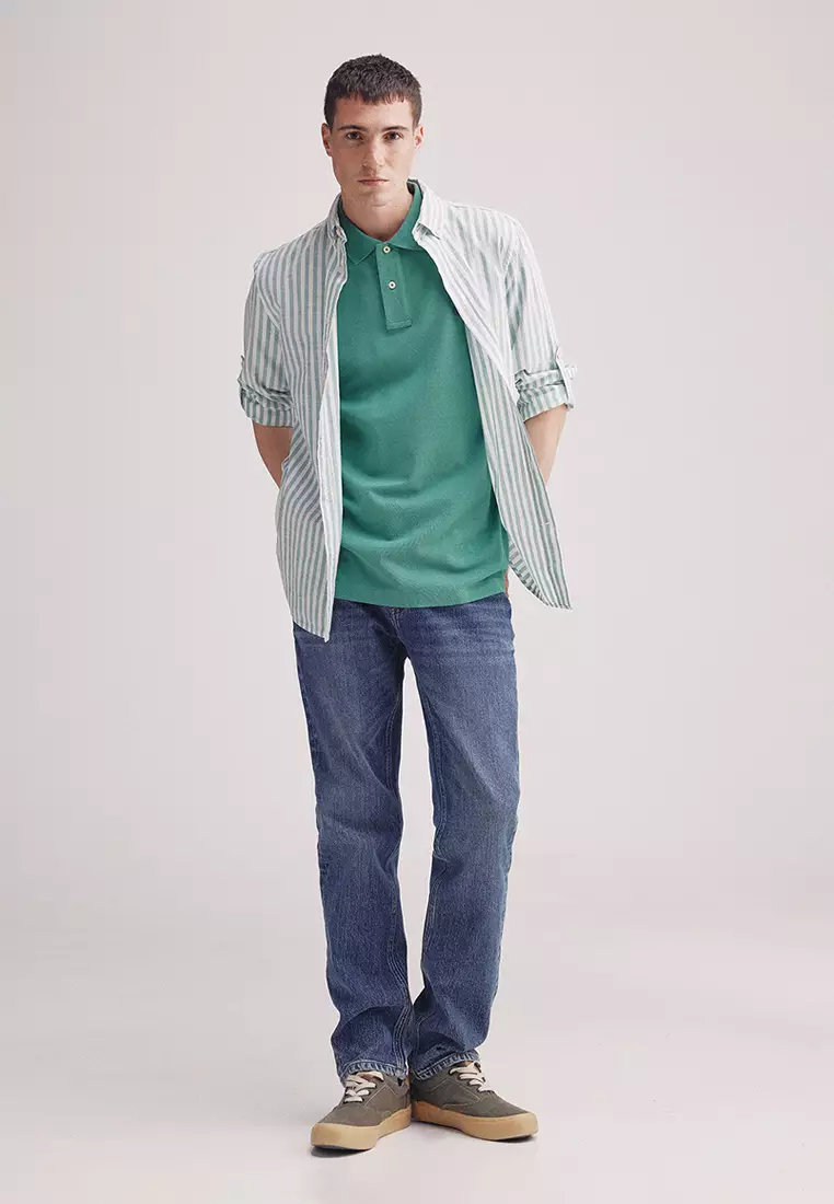 Essential Regular Fit Piqué Polo Shirt