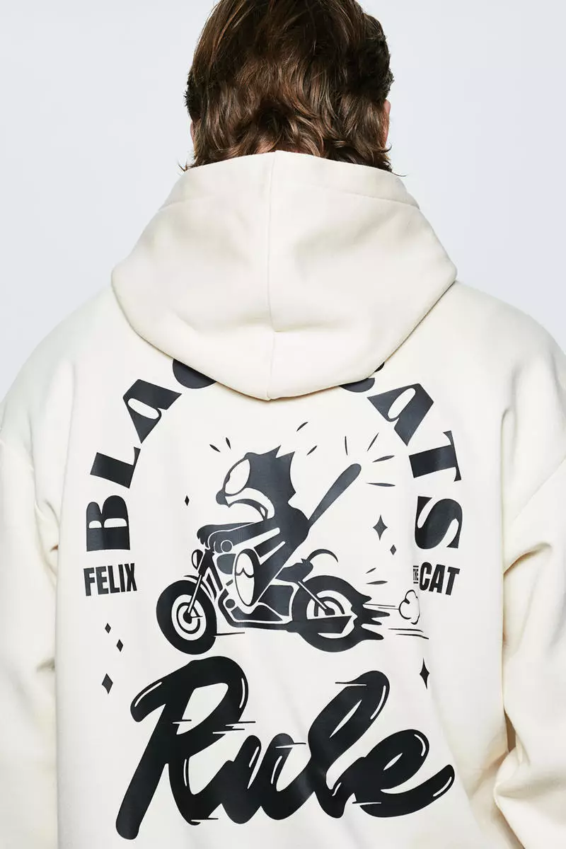 White new arrivals hoodie h&m