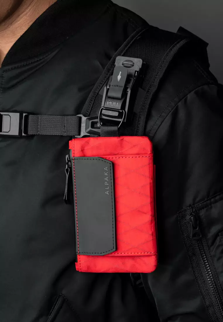 Alpaka Zip Pouch Coin - True Red