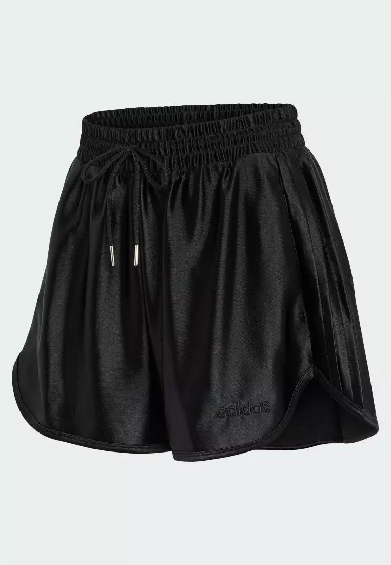 Lifestyle Seasonal Essentials Satin Shorts Women Black KH1605