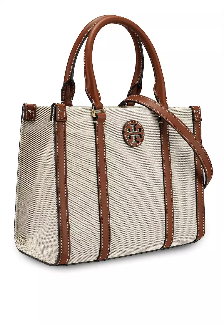 Canvas tory burch bag clearance