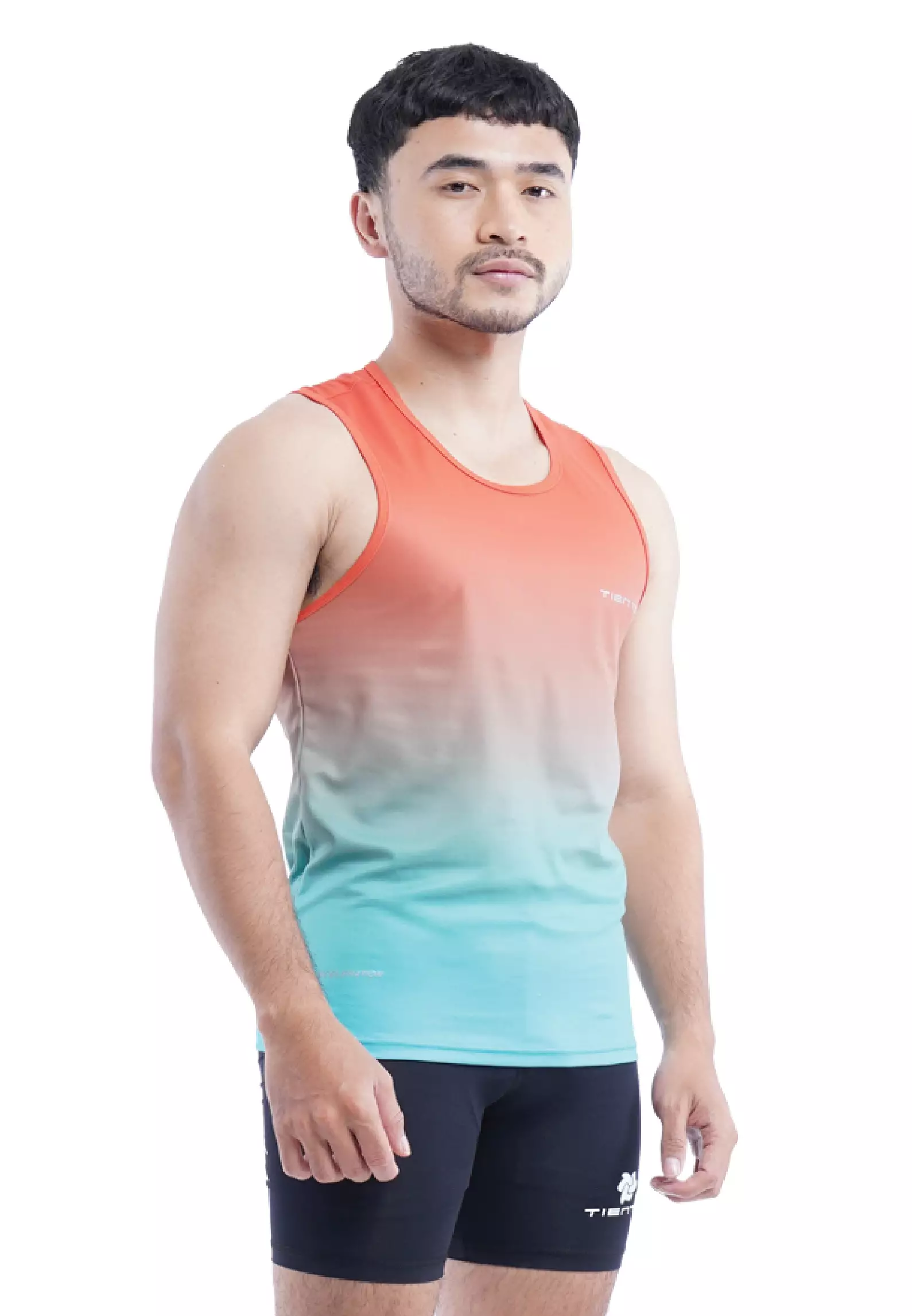 Tiento Jersey Running Baju Olahraga Lari Pria Singlet Lekbong Kaos Dryfit Xceleration Men