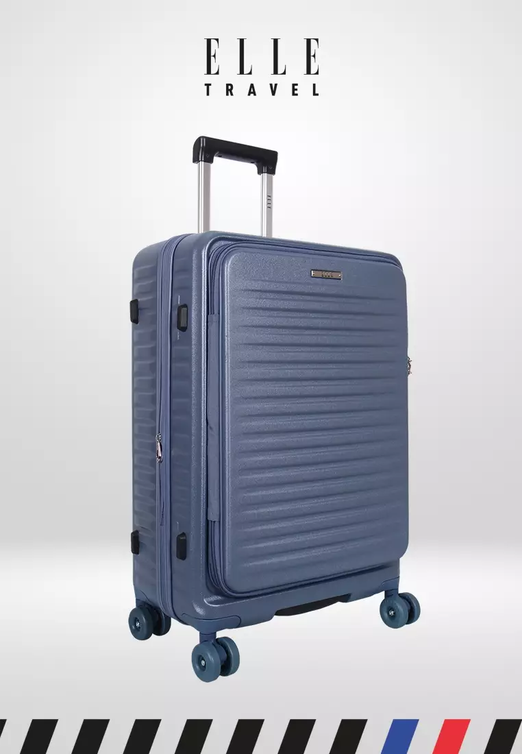 ELLE TRAVEL Koper 24 inci 31280ST-24 Metalic Bijou Blue