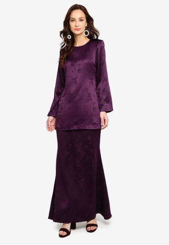 Kurung Moden Fiona from Butik Sireh Pinang in Purple