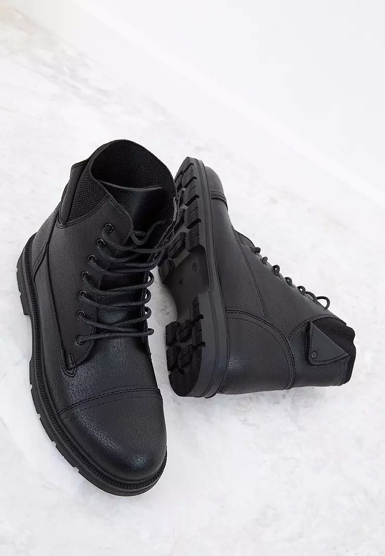 Lace Up Combat Boots