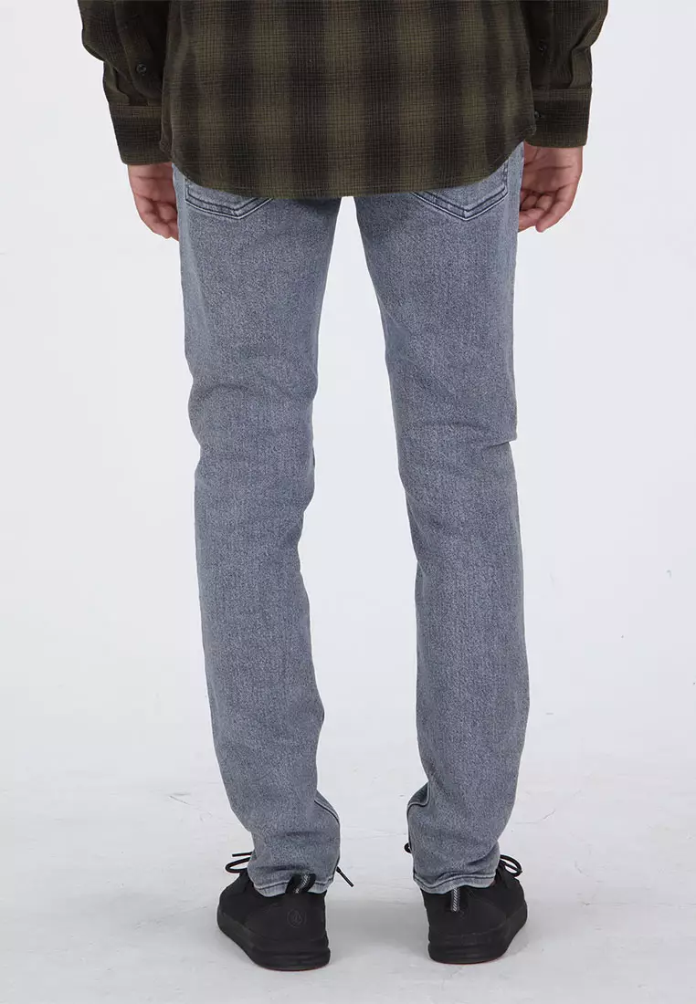 MLD 2X4 SKINNY TAPERED FIT JEANS ASH BLUE