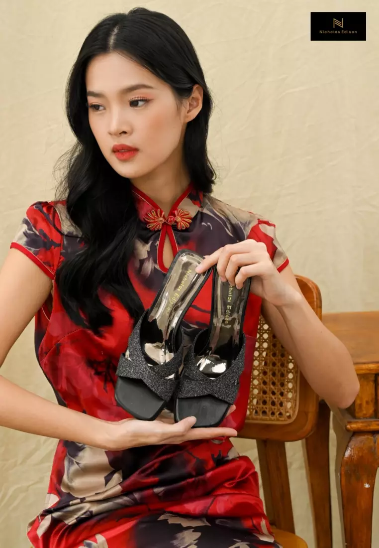 Nicholas Edison Heel Inara Black