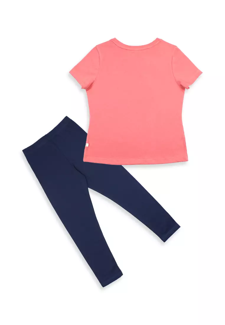 Girls Blouse with Leggings Set