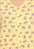 Clovia yellow Clovia Owl Print Button Me Up Short Nightdress in Yellow - 100% Cotton 811BEAAC9BE48FGS_6