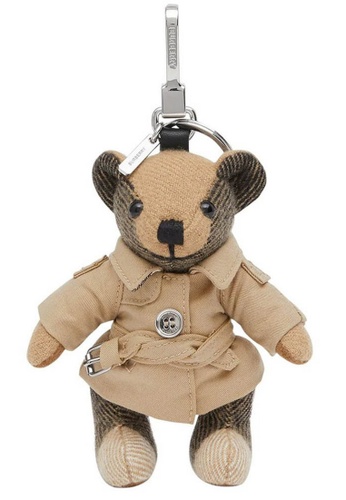 Burberry brown Burberry Thomas Bear Charm In Trench Coat Bag Charm in Archive Beige 360E2AC07C92FEGS_1