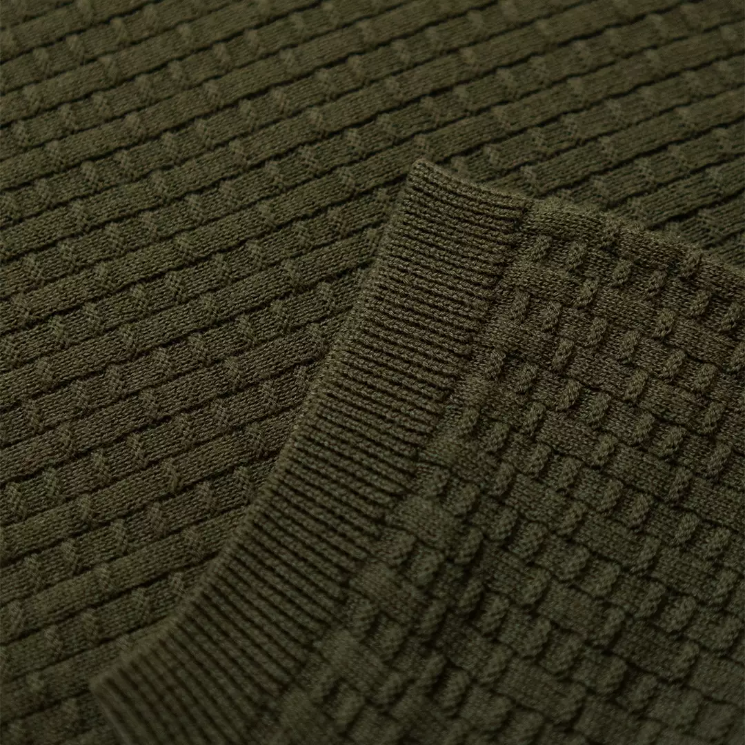 Kale Miller Army / Sweater Rajut Pria Lengan Pendek / Knitwear