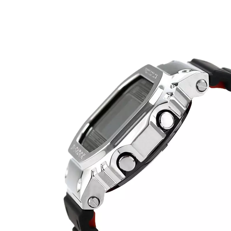 Jam Tangan Pria Casio G-Shock GMW-B5000-1JF Square Tough Solar Black Digital Dial Black Resin Band (JDM)