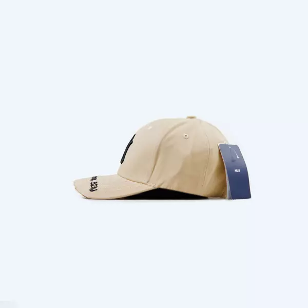 Topi MLB NY BLACK GOTHIC ADDRESS BEIGE CAP 100% ORIGINAL