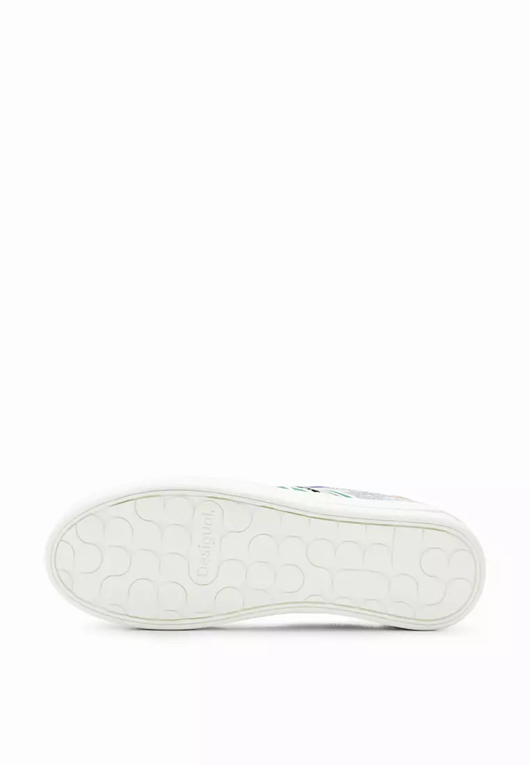 Desigual Woman Shoes Patchwork platform sneakers.