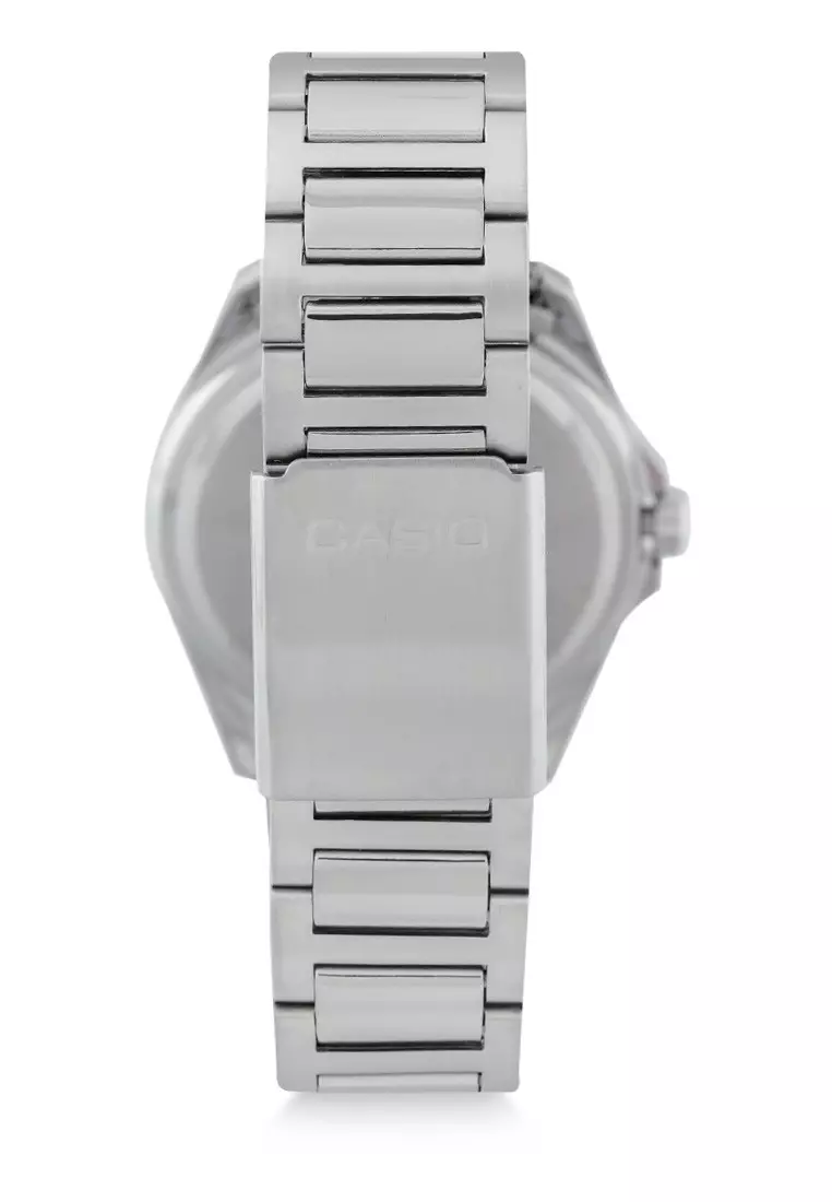 Casio Jam Tangan Pria - Silver Ivory - Stainless Steel - MTP-1370D-9AVDF
