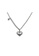 ZITIQUE silver Women's Retro Hearts Unsymmetrical Necklace - Silver 9C07AAC37E6485GS_1