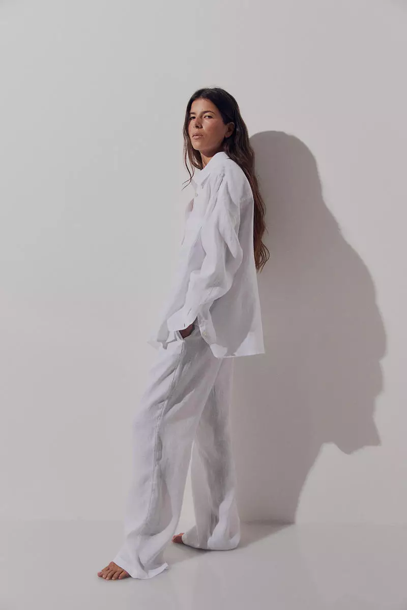 Oversized linen shirt