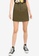 Springfield green Chino Skirt With Tie Waist. 75FA9AA5538675GS_1
