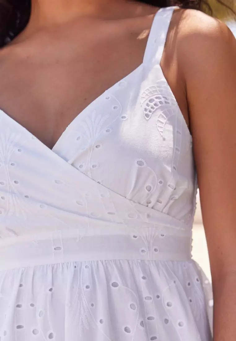 Broderie Mini Summer Dress