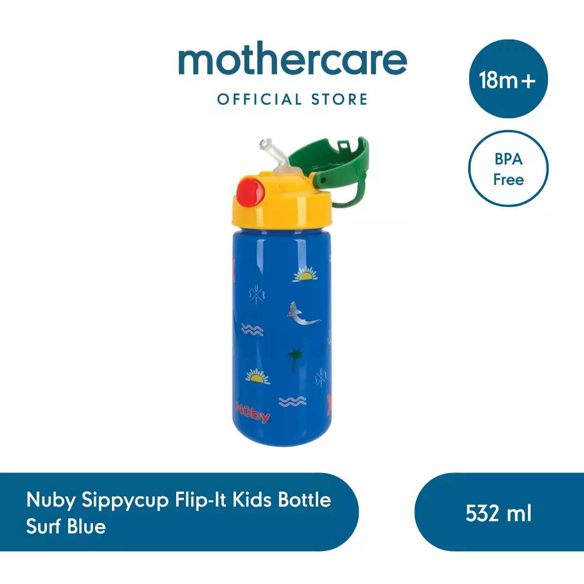 Sippy Cup Nuby Thermos Bottle 360ML NUBY INSULATED STAINLESS STEEL