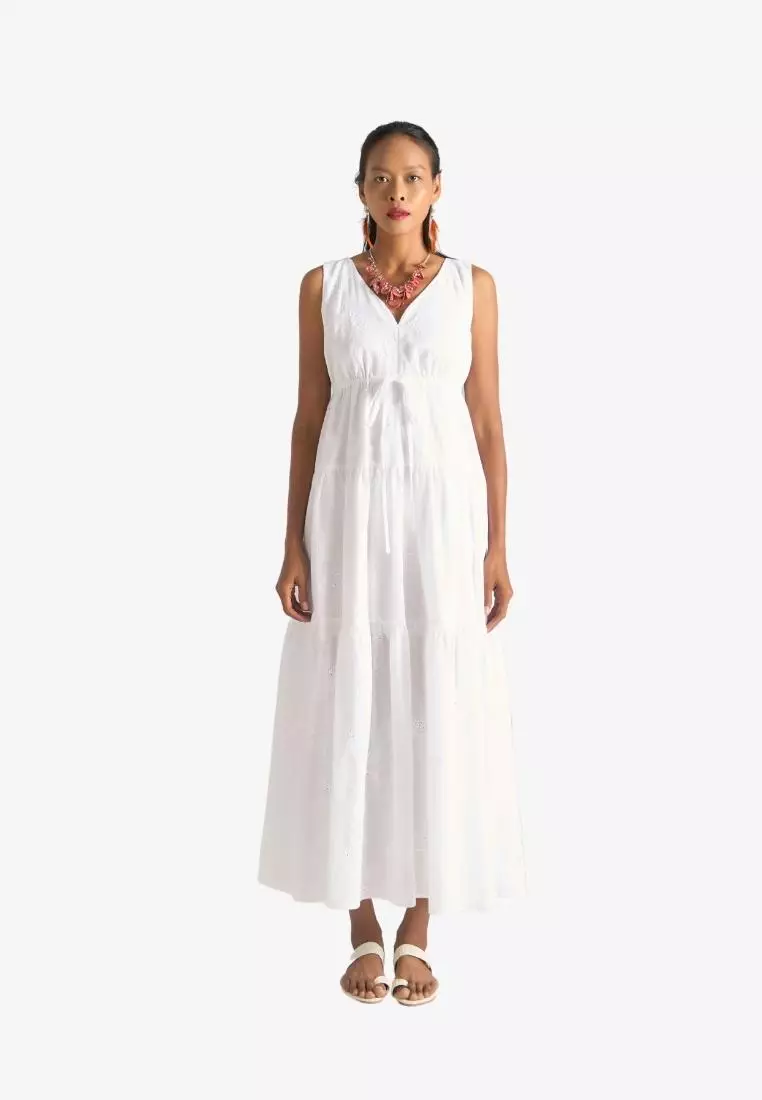 White summer cotton clearance dresses