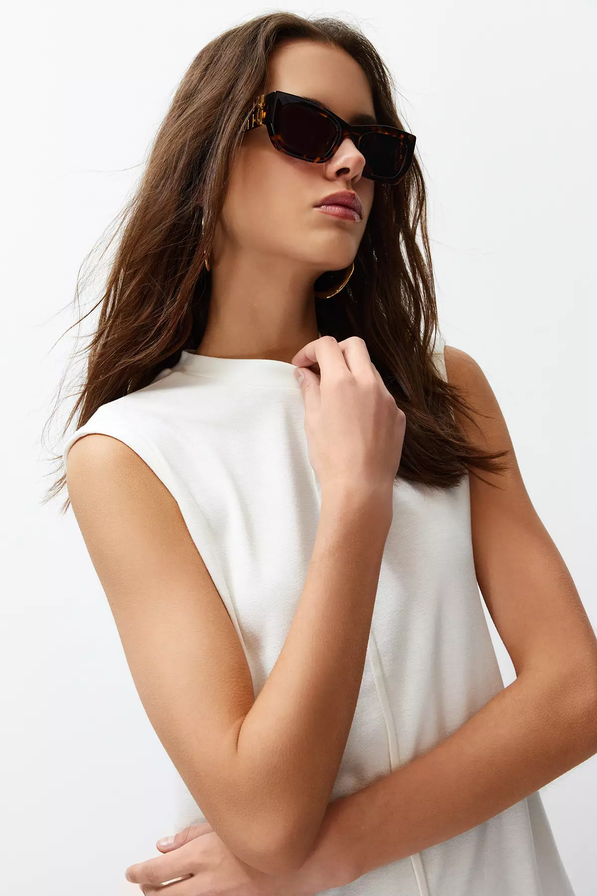 Sleeveless Seam Detail Top