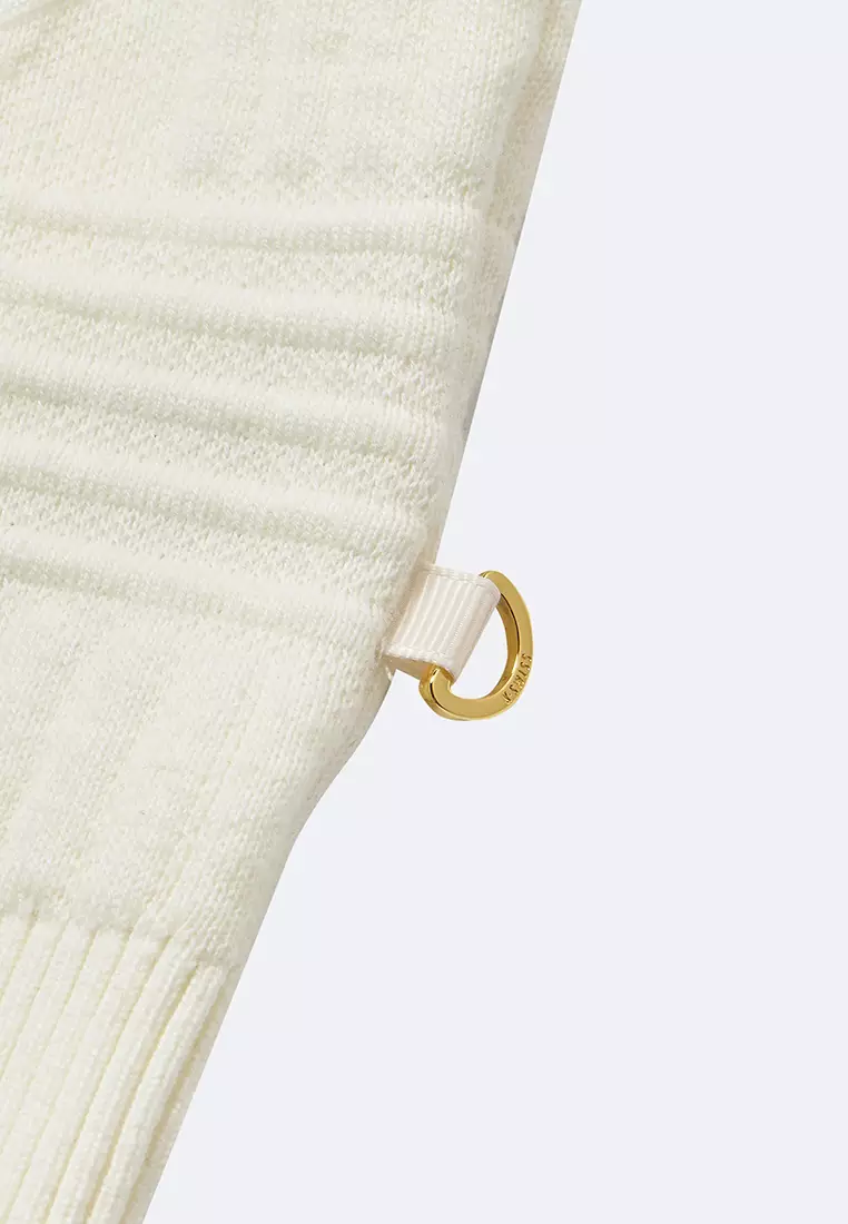 男裝 K-SWISS LOGO 滿印花紋毛衣