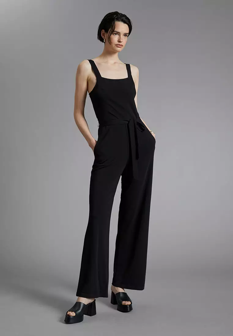 Square neck jumpsuit deals