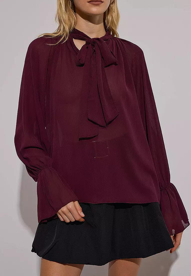 Limited Edition Tie Neck Blouse