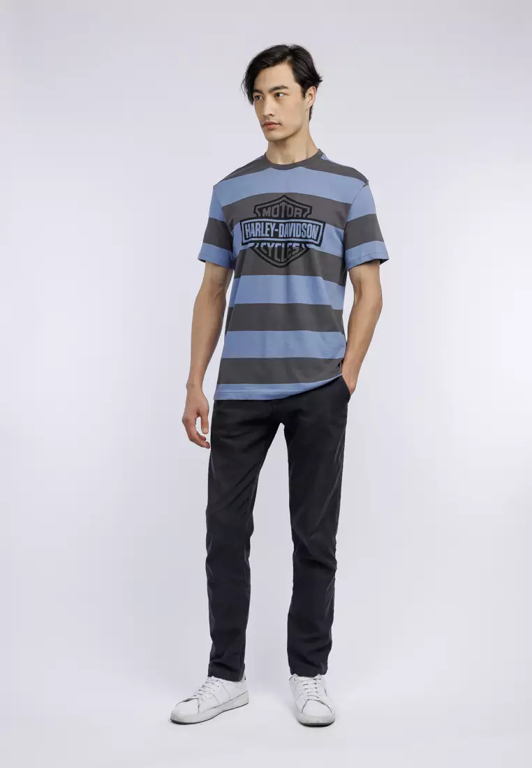 Harley-Davidson Bar & Shield Striped Tee