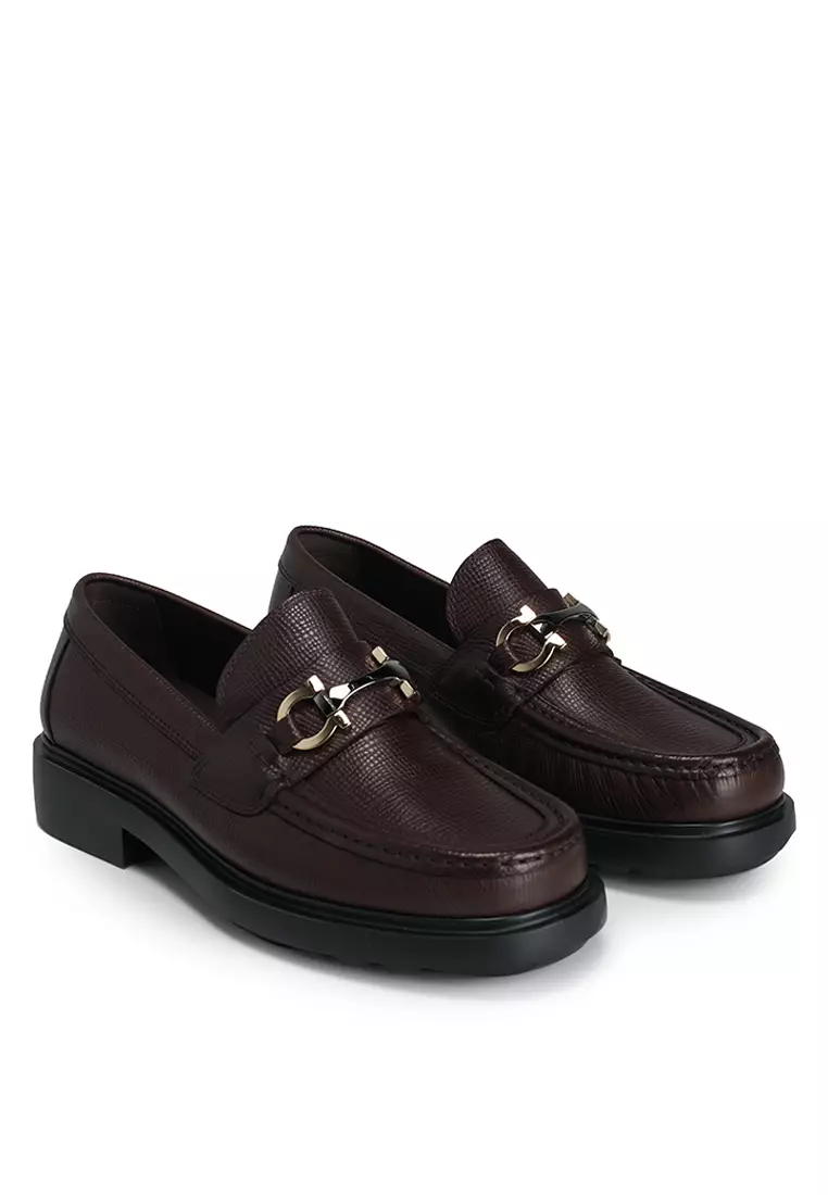 ferragamo chunky loafers
