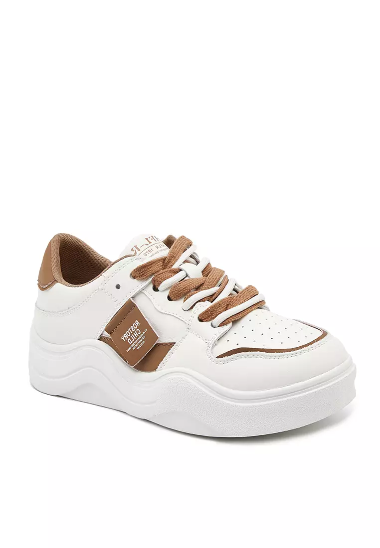 Buy Twenty Eight Shoes Platform Casual Leather Sneakers