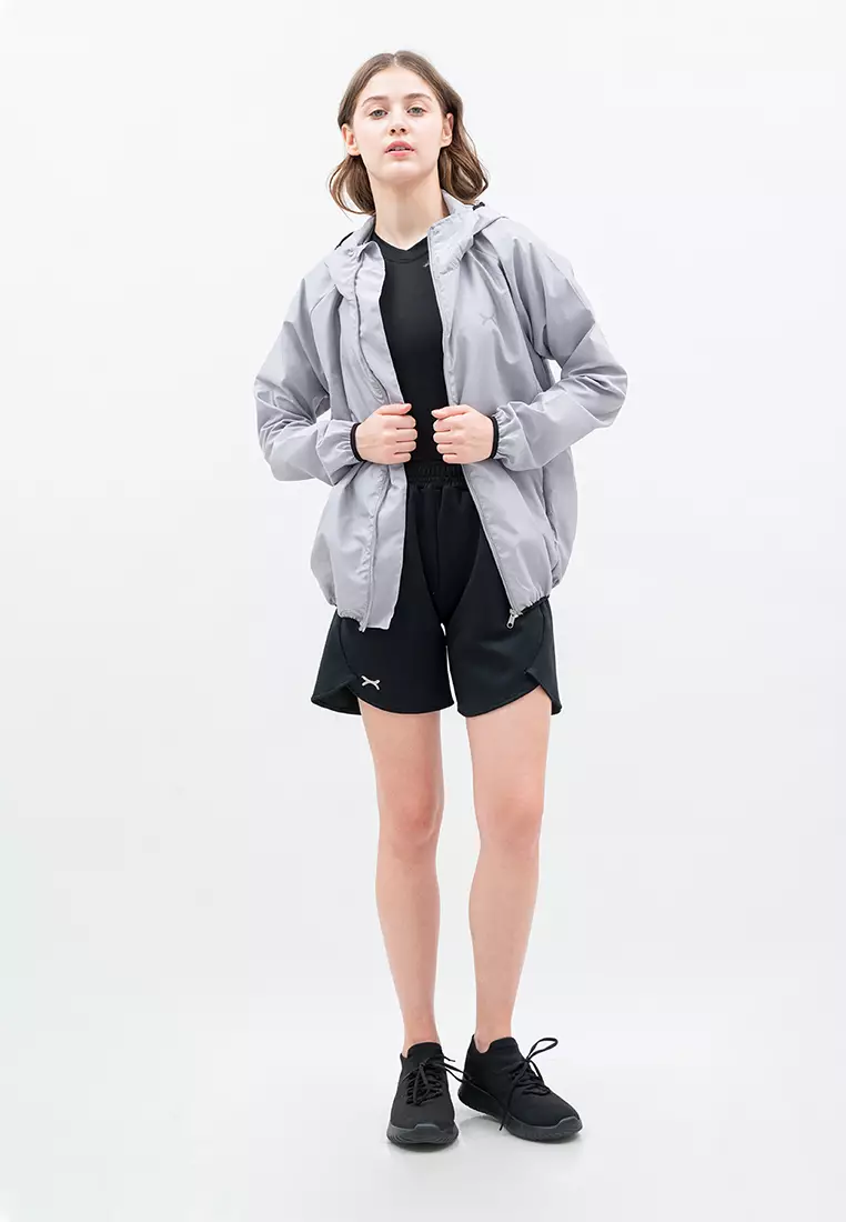 Windbreaker Jacket Woman Winder series Grey