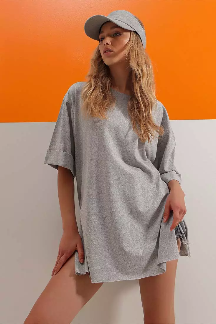 Oversized Cotton Basic T-Shirt