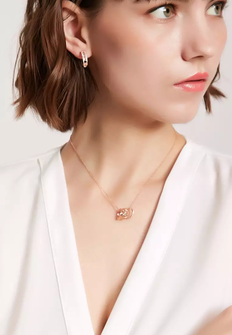 Faith三環流動吊墜項鍊