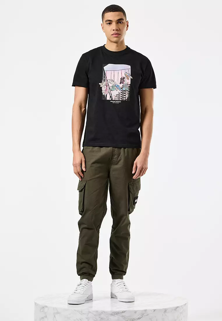 MENS CASTLE GREEN PIANEMO RIPSTOP PANT