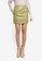 Heather green Quilted Mini Skirt 99862AAF9099BDGS_1