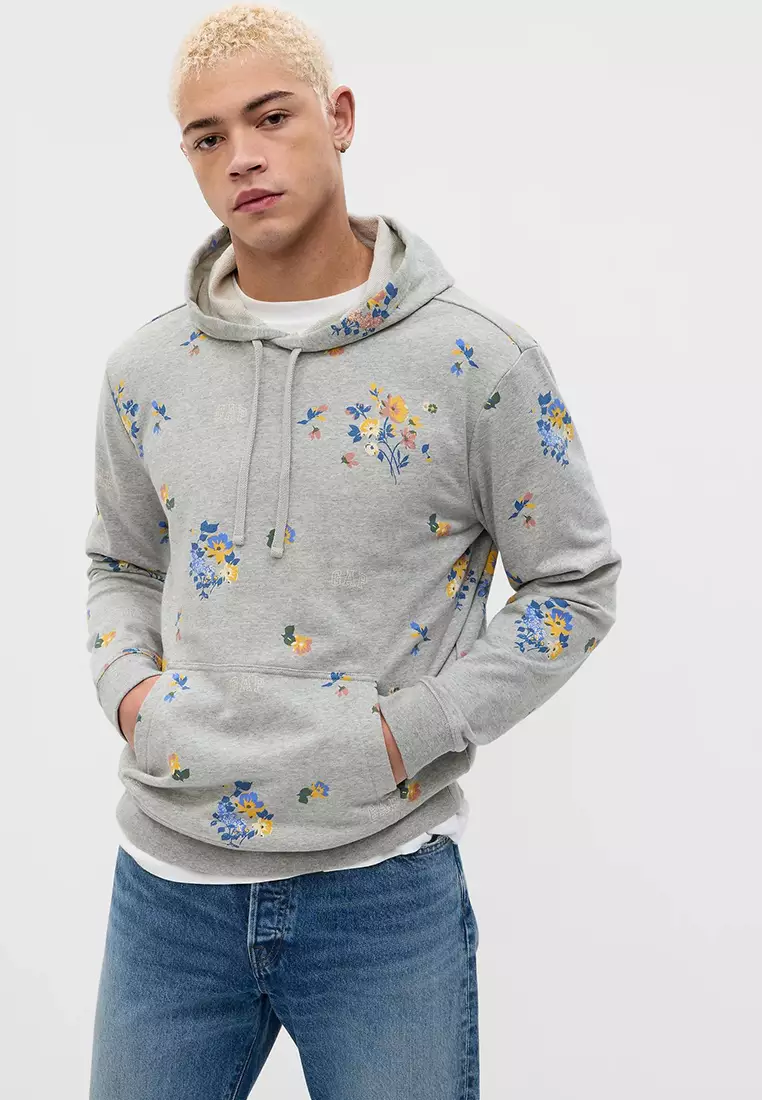 Buy GAP Floral Print French Terry Pullover Hoodie 2023 Online | ZALORA  Philippines