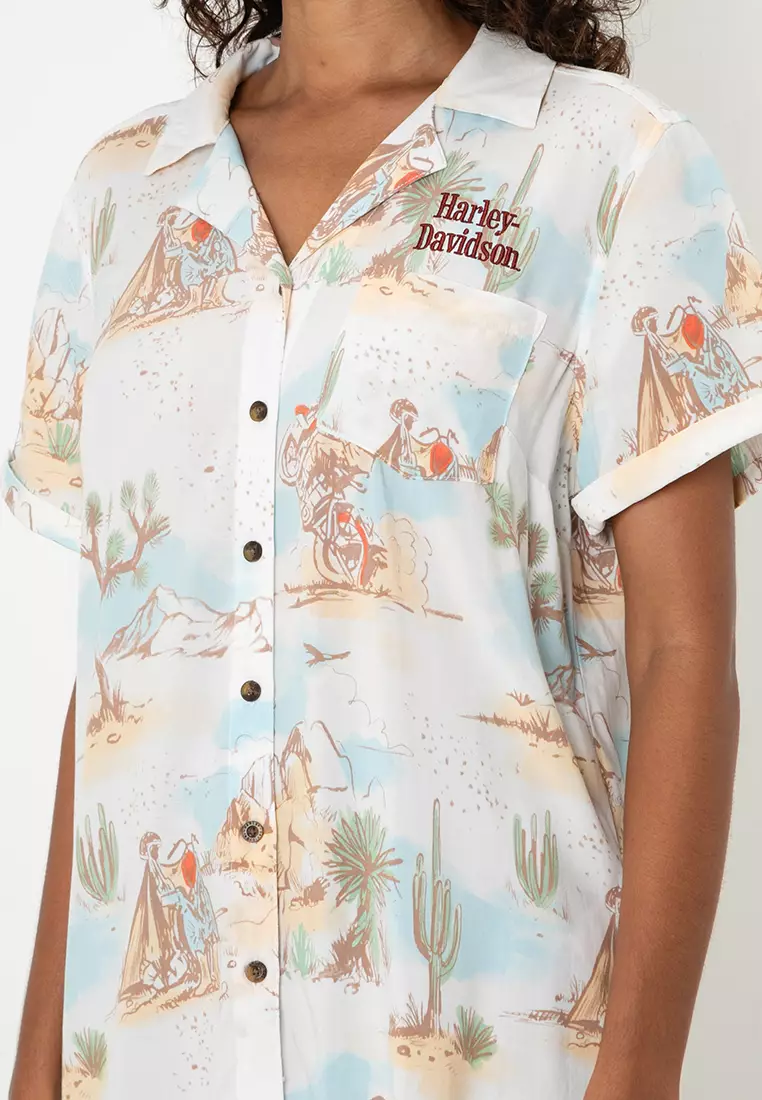 Harley-Davidson® Out West Printed Woven Shirt