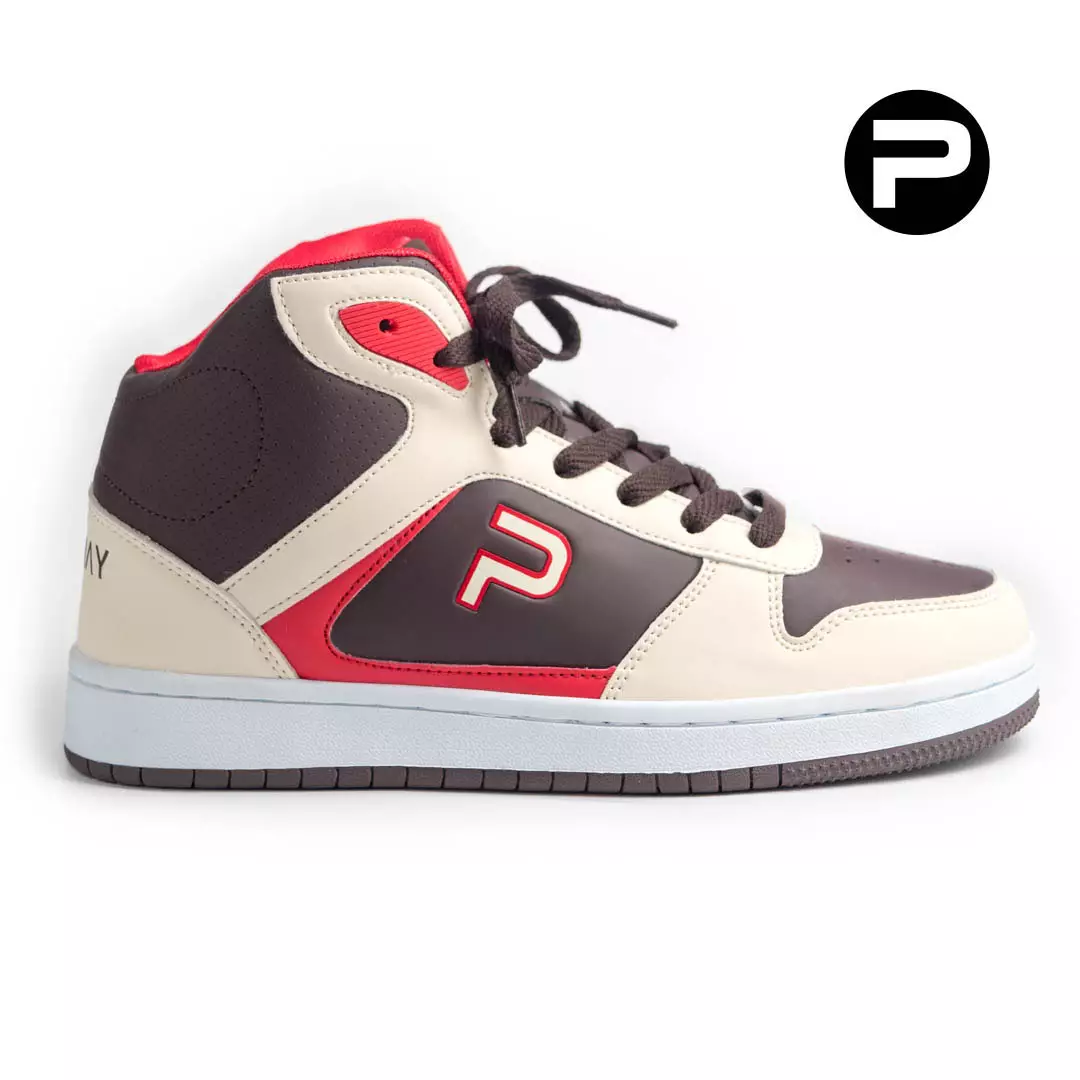 PAULMAY - Sepatu Sneakers Pria Lisbon High - Cream Brown