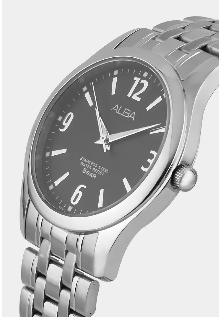 Alba - Jam Tangan Analog Pria - Silver - Stainless Steel Bracelet - ARSY23X1