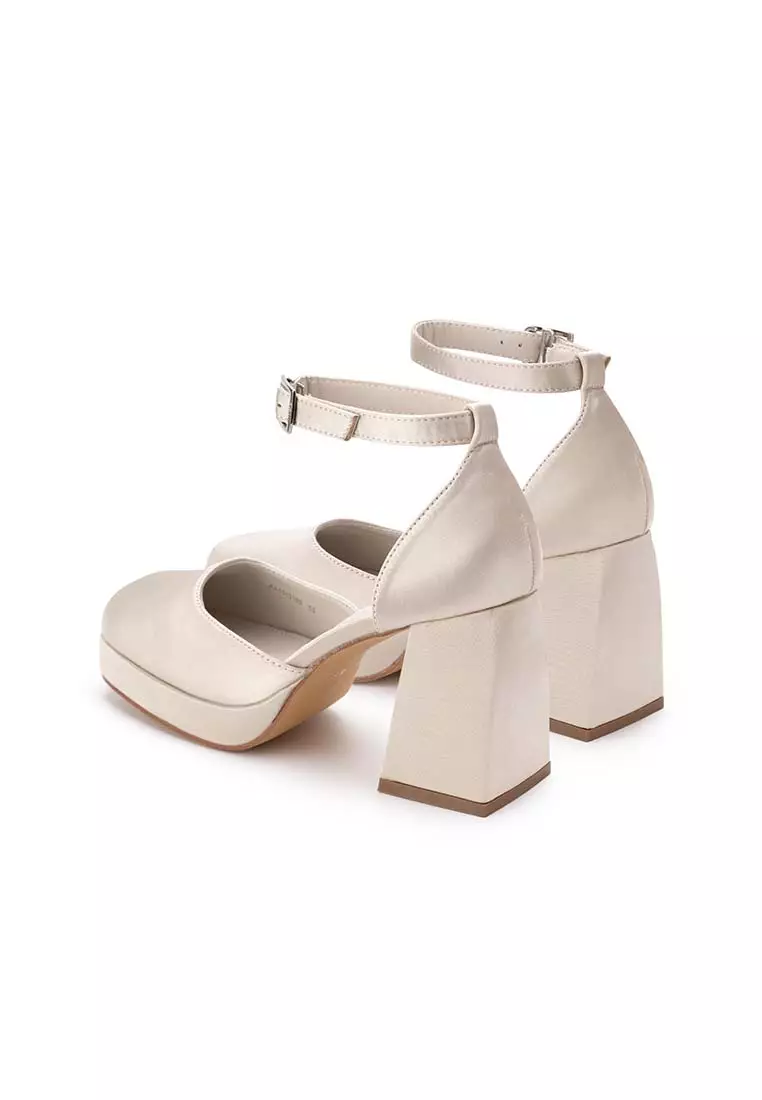 Buy nose ANKLE STRAP WITH PLATFORM HEEL PUMPS Online