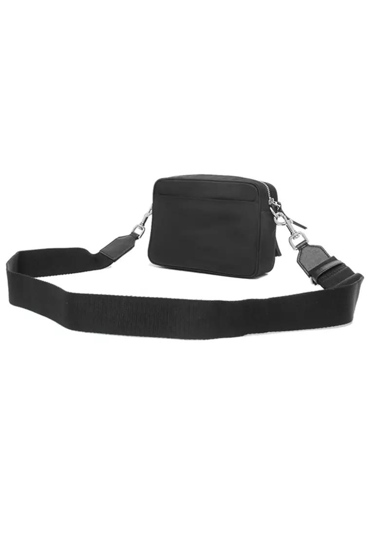 Nylon Mini Crossbody/Sling Bag Black 84996
