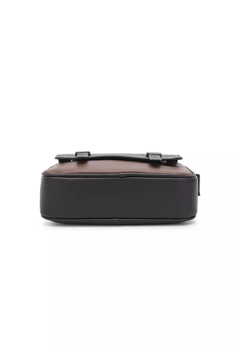 Men's Sling Bag / Crossbody Bag (Tas Selempang Pria) - Cokelat