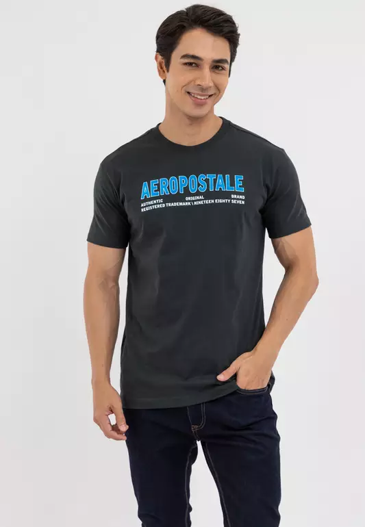 Men's Woodland Gray New York Flocking Tee