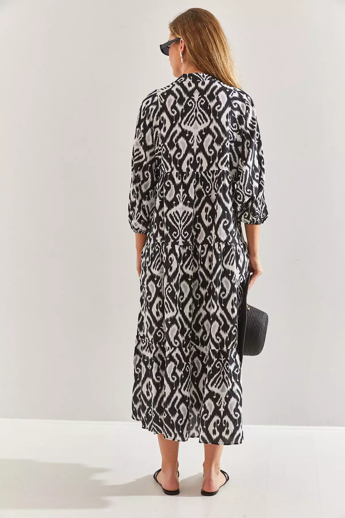 Women's Multi Patterned Viscose Dress 60171051